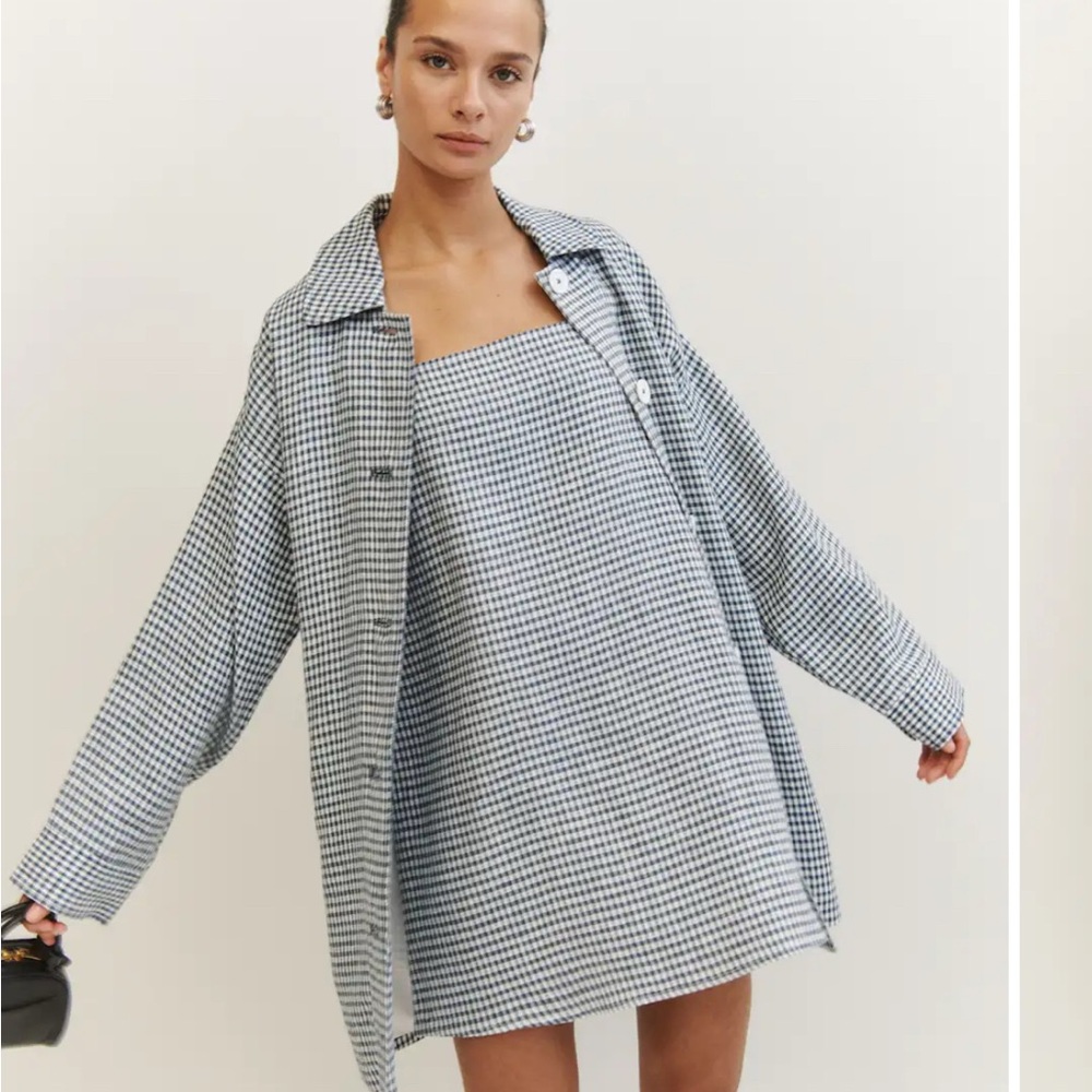 Reformation Irene Linen Jacket